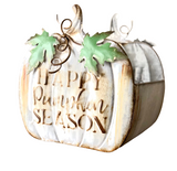 Metal Pumpkin Basket
