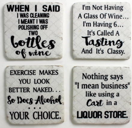 Drinking Coasters - Set of 4