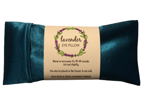 Lavender Eye Pillow with removable cover Tiger Lilies Home