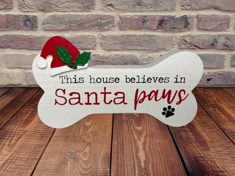 Santa Paws - Sign