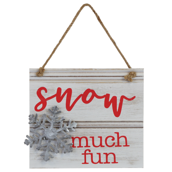 Snow Much Fun - Sign