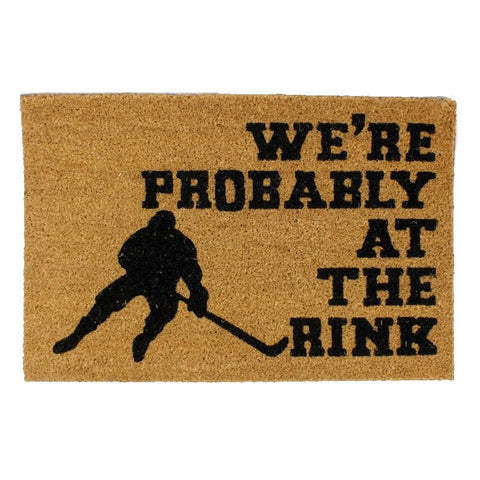 We’re Probably At The Rink - Doormat